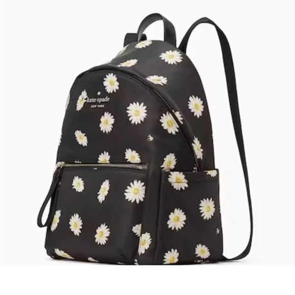 NWT Kate Spade Chelsea daisy medium backpack bundle includes cosmetic bag $378 - Picture 3 of 13